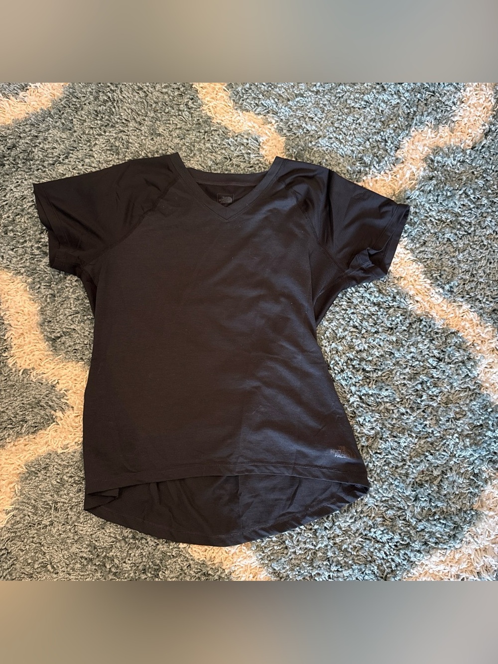 The North Face Black V-Neck Short Sleeve Tee